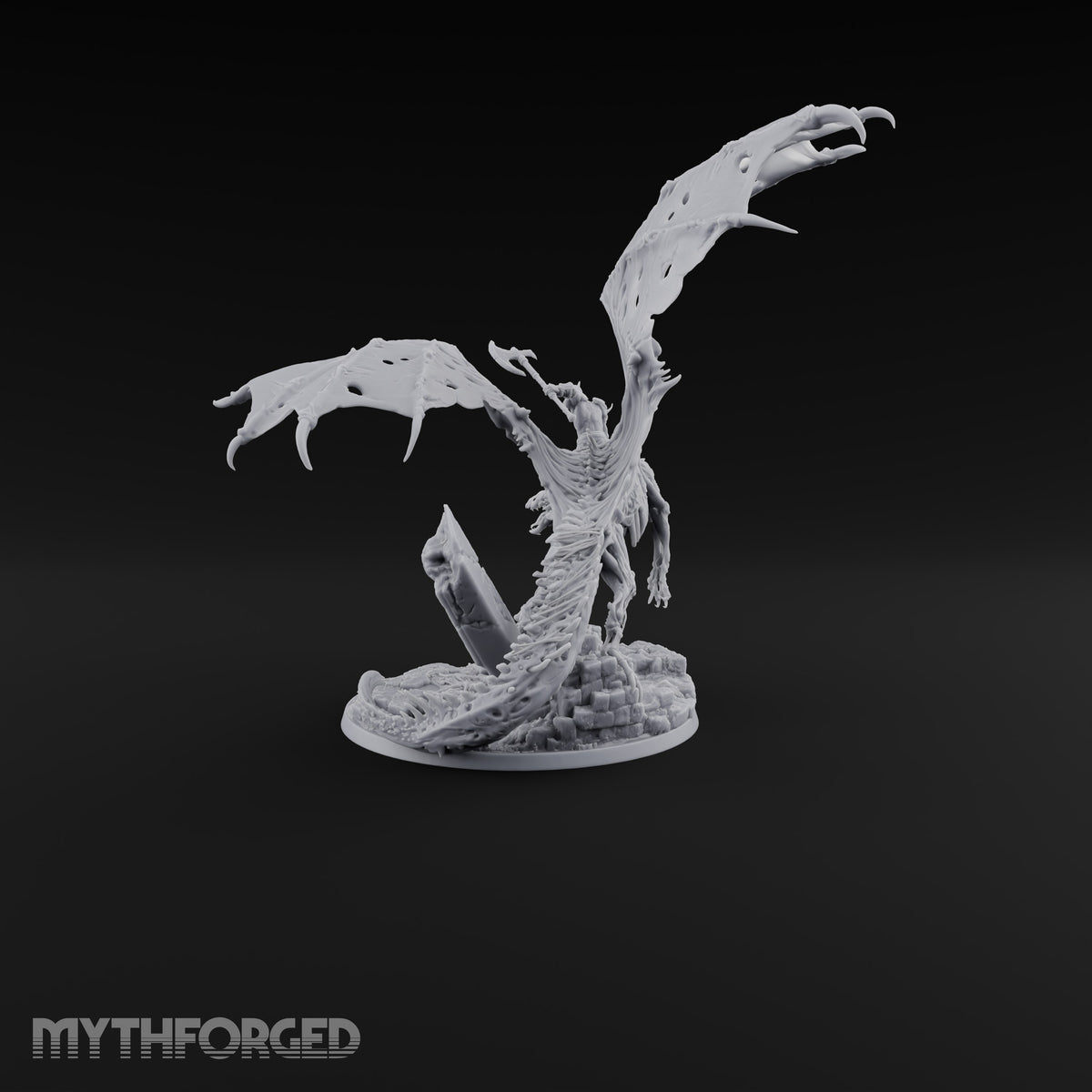 Rotten Wingspan, Perfect Aim Dracolich Undead Dragon — Sneaky