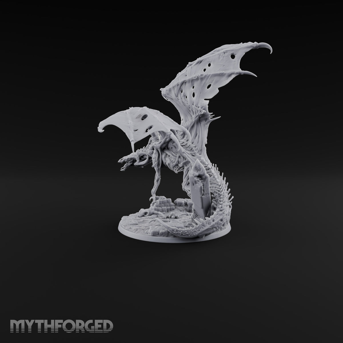 Rotten Wingspan, Perfect Aim Dracolich Undead Dragon — Sneaky