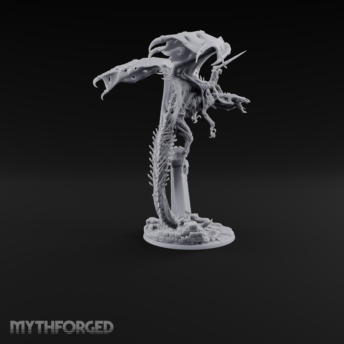 Rotten Wingspan, Perfect Aim Dracolich Undead Dragon — Stand