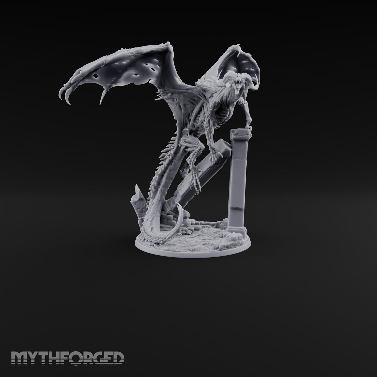 Landed Where It Was Buried Dracolich Undead Dragon — Cry