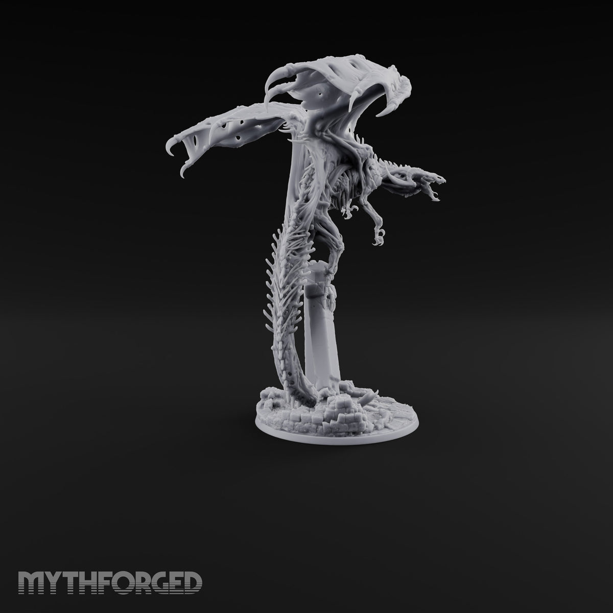 Landed Where It Was Buried Dracolich Undead Dragon — Stand