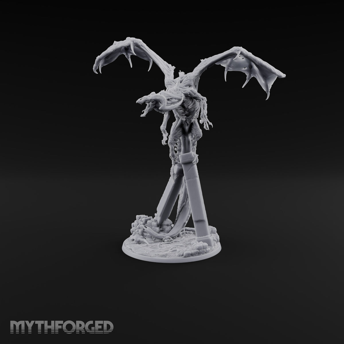 Landed Where It Was Buried Dracolich Undead Dragon — Stand