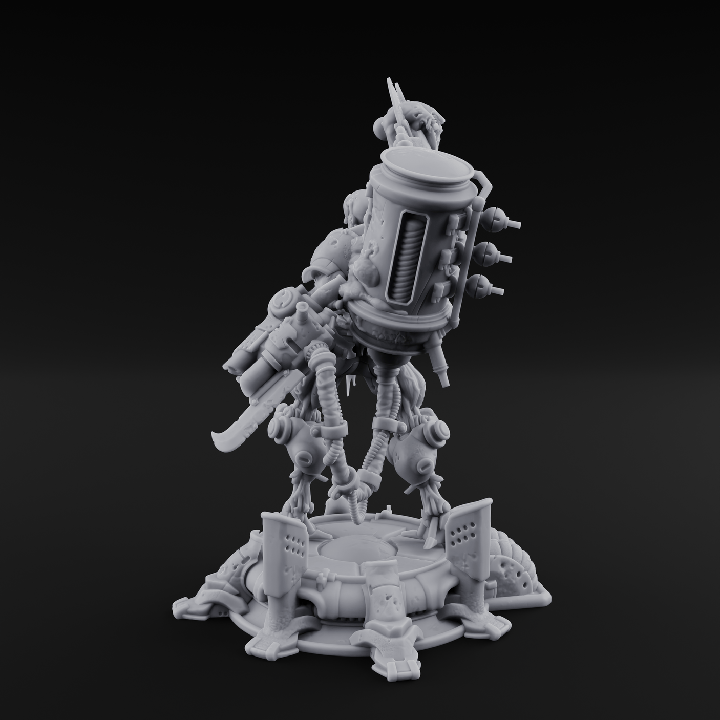 Junk Hoarding Necrolinked Wight A Miniature for Dungeons and Dragons, Pathfinder or other TTRPGs