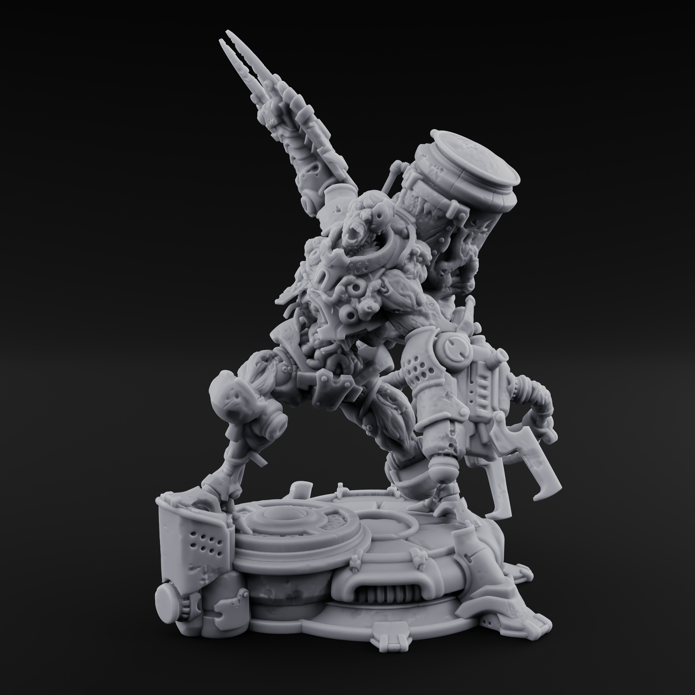 Junk Hoarding Necrolinked Wight D Miniature for Dungeons and Dragons, Pathfinder or other TTRPGs