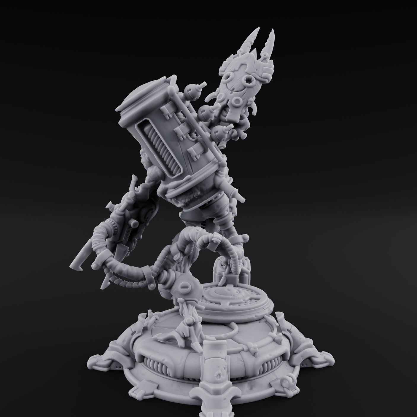 Junk Hoarding Necrolinked Wight D Miniature for Dungeons and Dragons, Pathfinder or other TTRPGs
