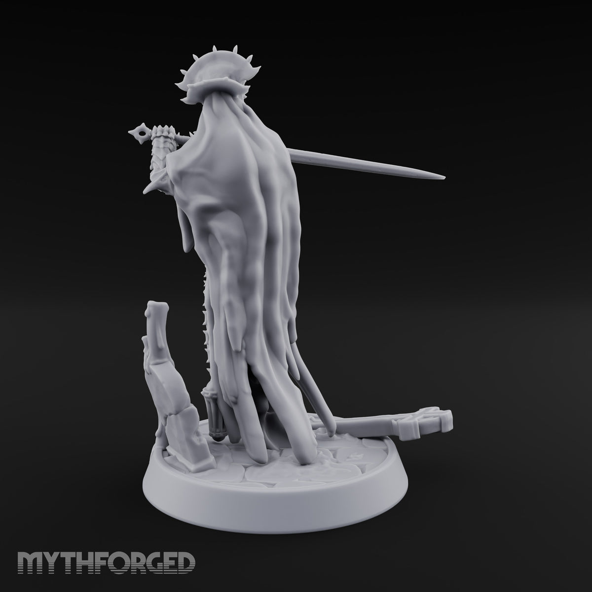 Sleepless Beside the Fallen Cross Wraith Sword Warrior B