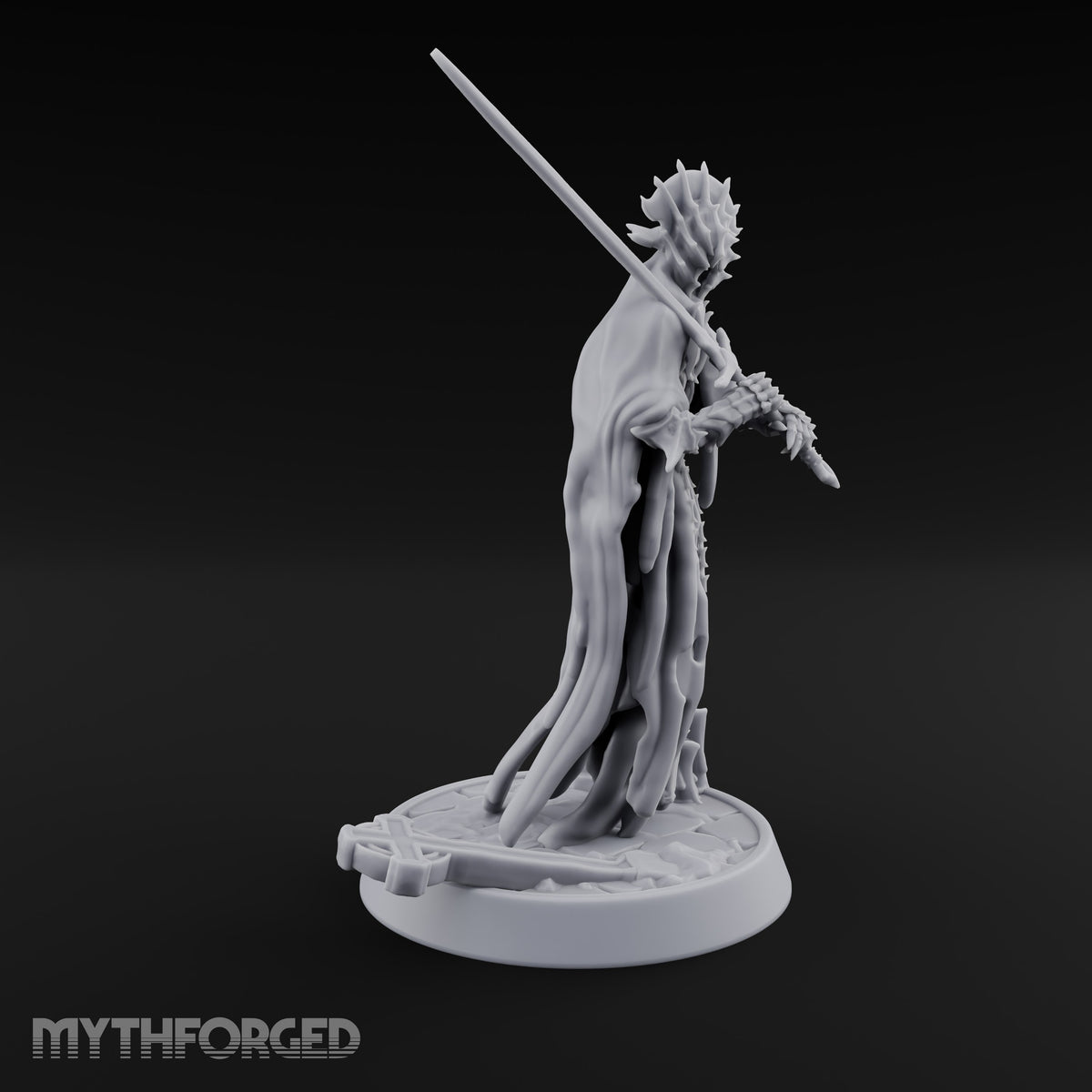 Sleepless Beside the Fallen Cross Wraith Sword Warrior C