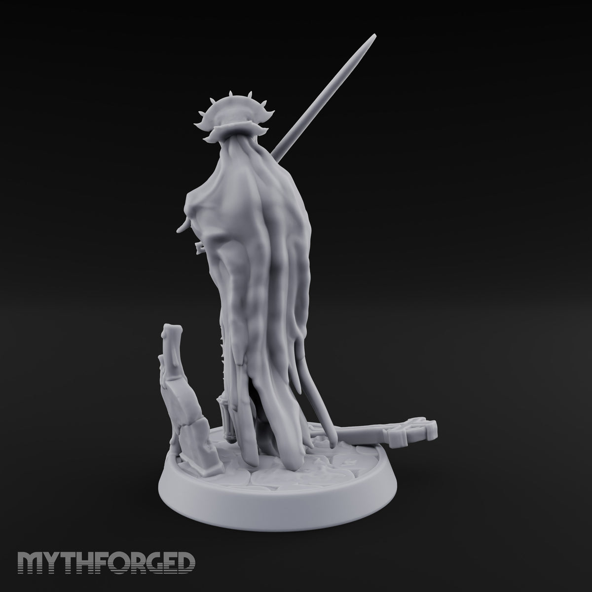 Sleepless Beside the Fallen Cross Wraith Sword Warrior C