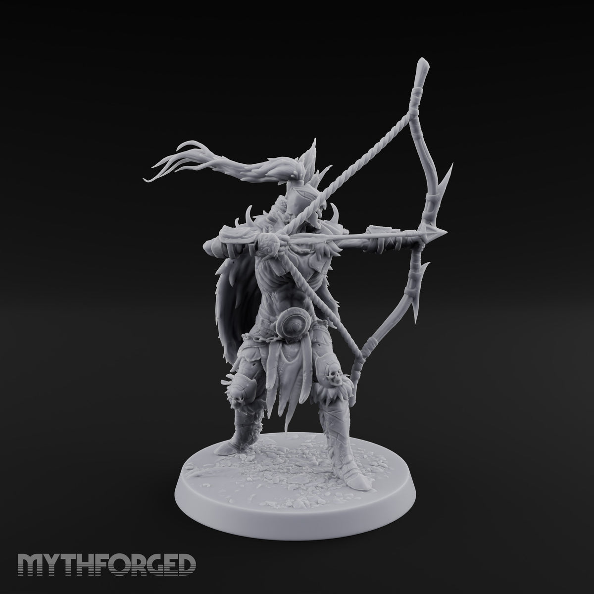 Still Holding Full Draw Skeleton Archer