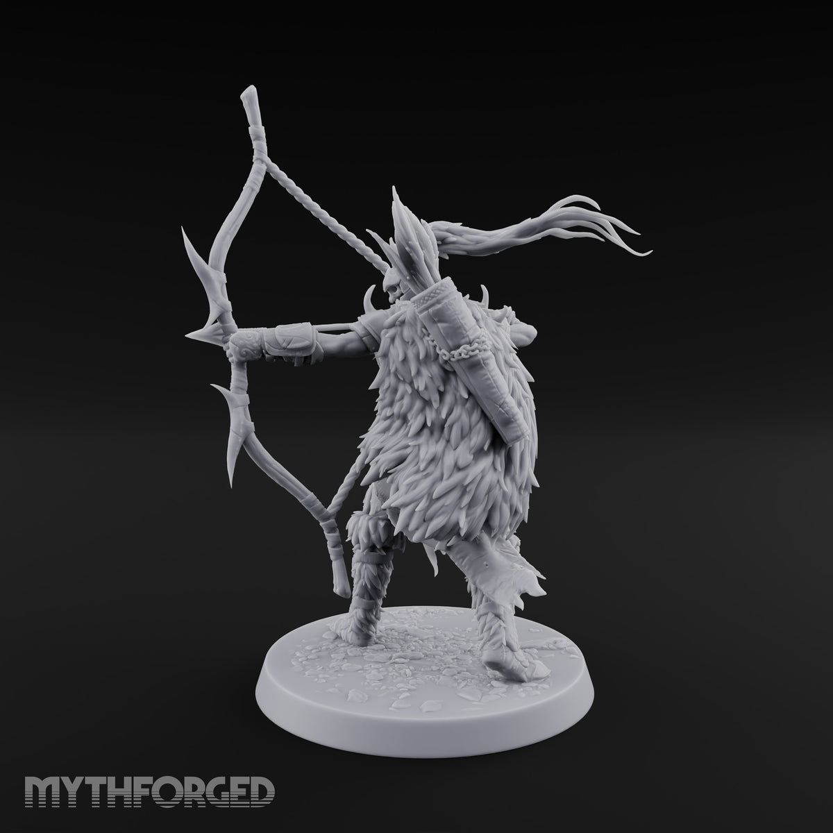 Still Holding Full Draw Skeleton Archer