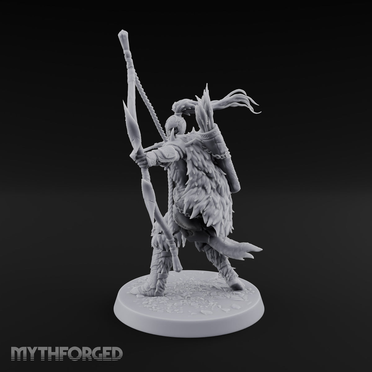 Still Holding Full Draw Skeleton Archer