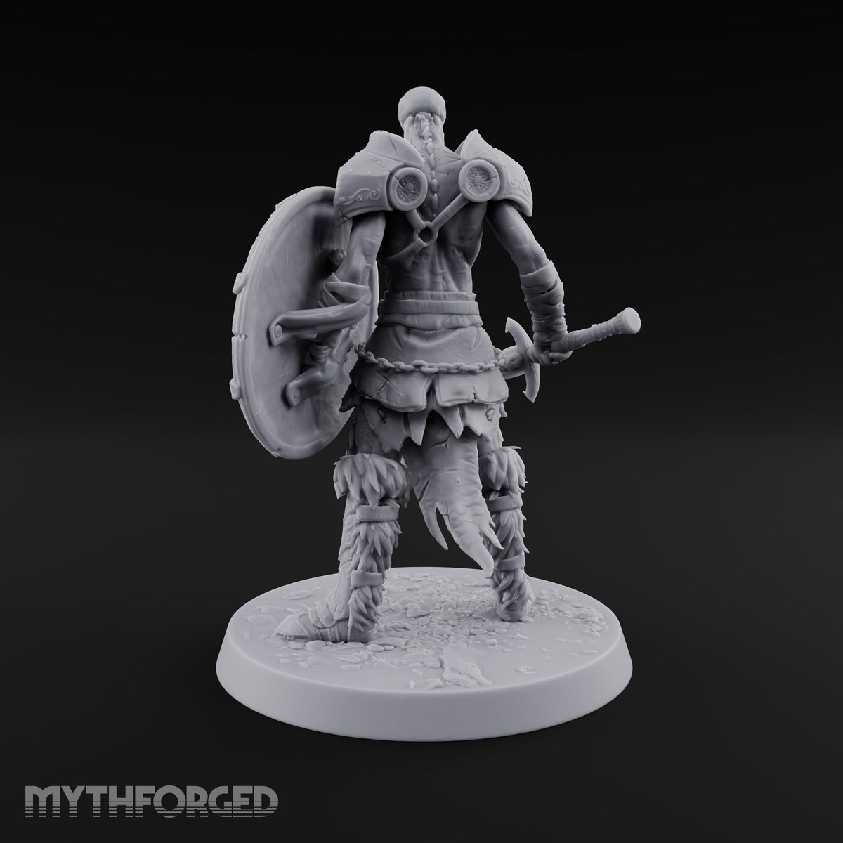 Grinning Behind the Boss Skeleton Warrior