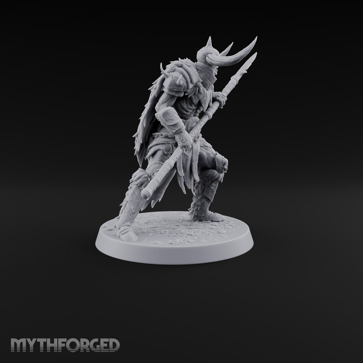 Horns, Hide and Hafts Skeleton Spear Warriors — A