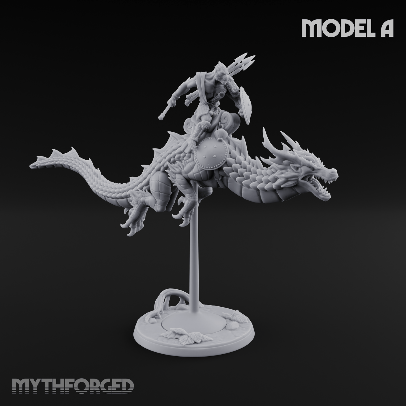 Saddle Riding Hadozee Dragon Riders Miniature for Dungeons and Dragons, Pathfinder or other TTRPGs