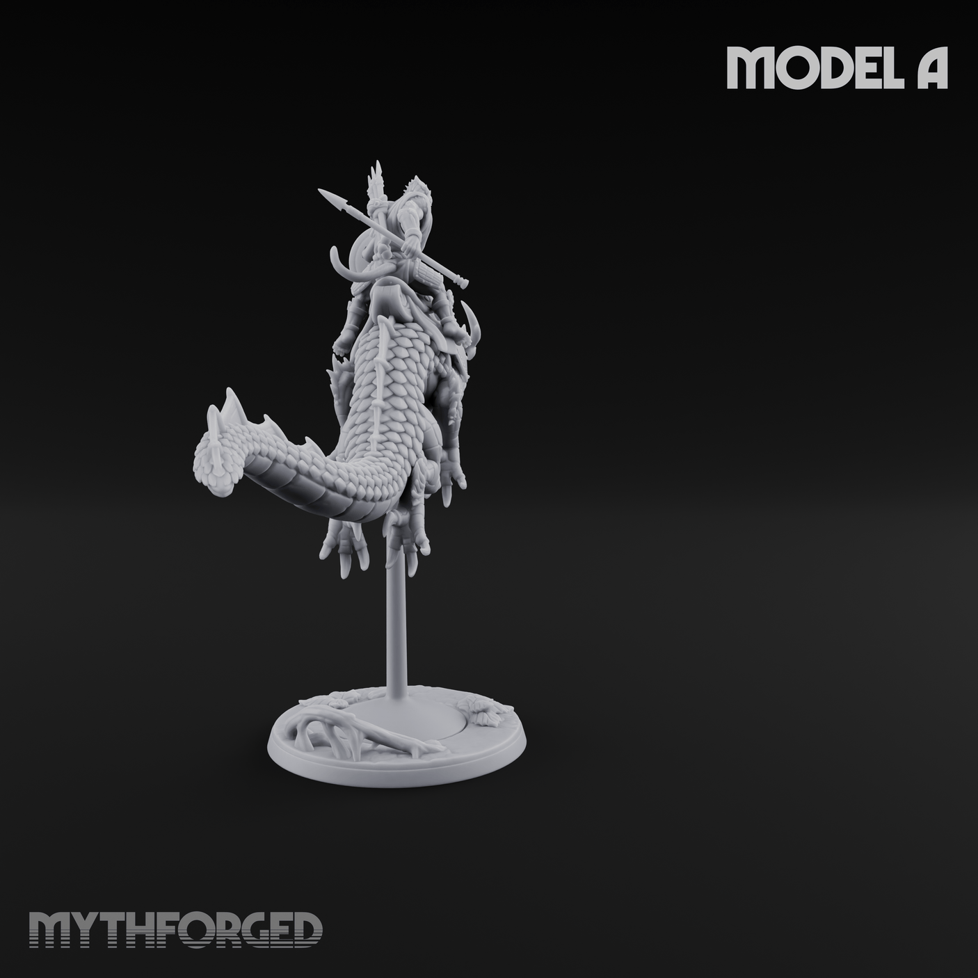Saddle Riding Hadozee Dragon Riders A Miniature for Dungeons and Dragons, Pathfinder or other TTRPGs