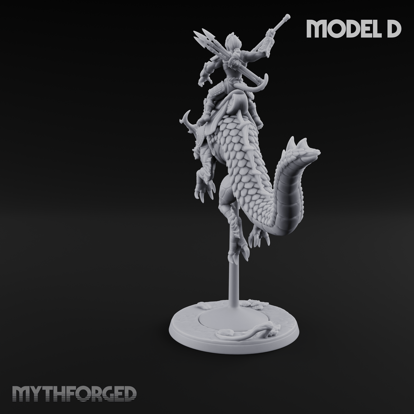 Saddle Riding Hadozee Dragon Riders D Miniature for Dungeons and Dragons, Pathfinder or other TTRPGs