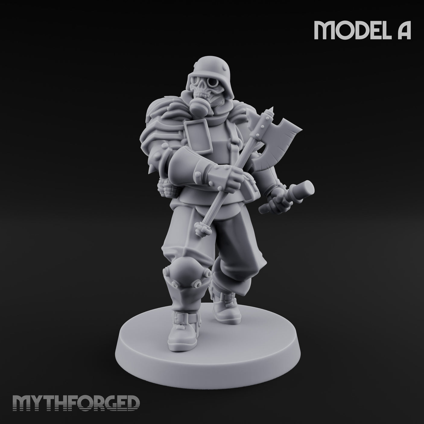Rifle Bearing Shield Wielding Trooper A