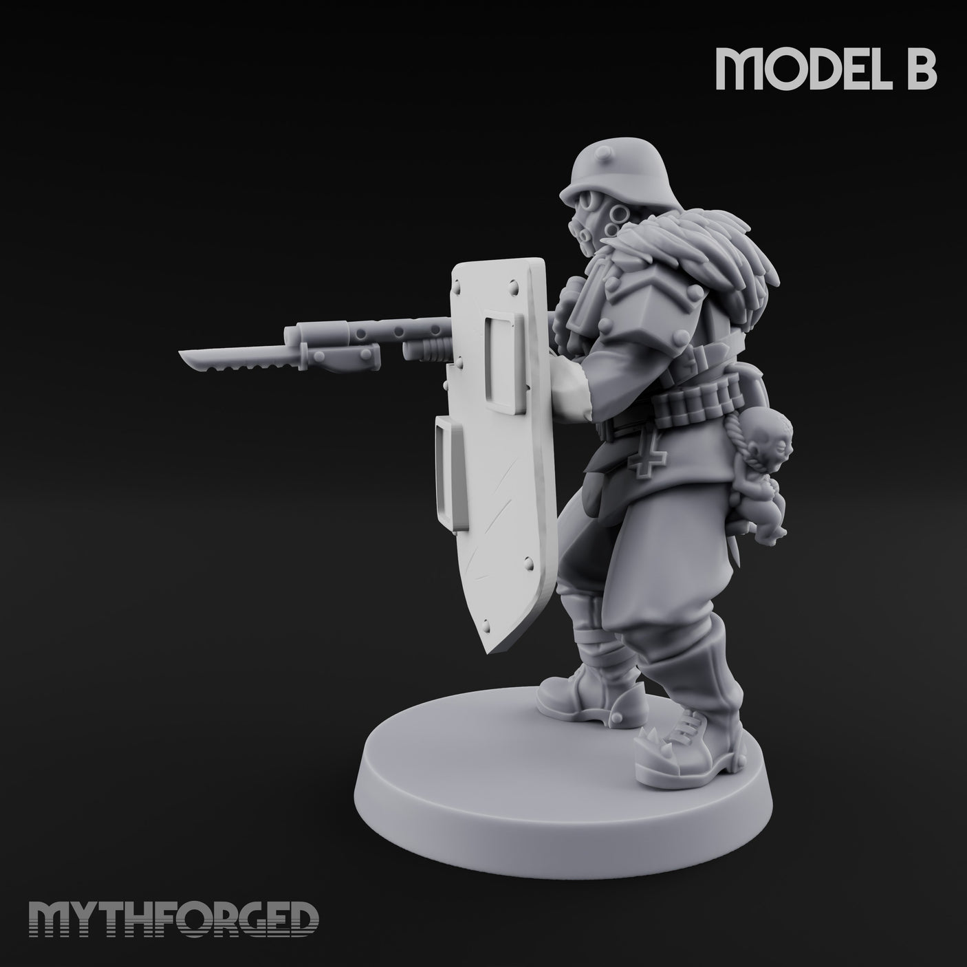 Rifle Bearing Shield Wielding Trooper B gallery 7