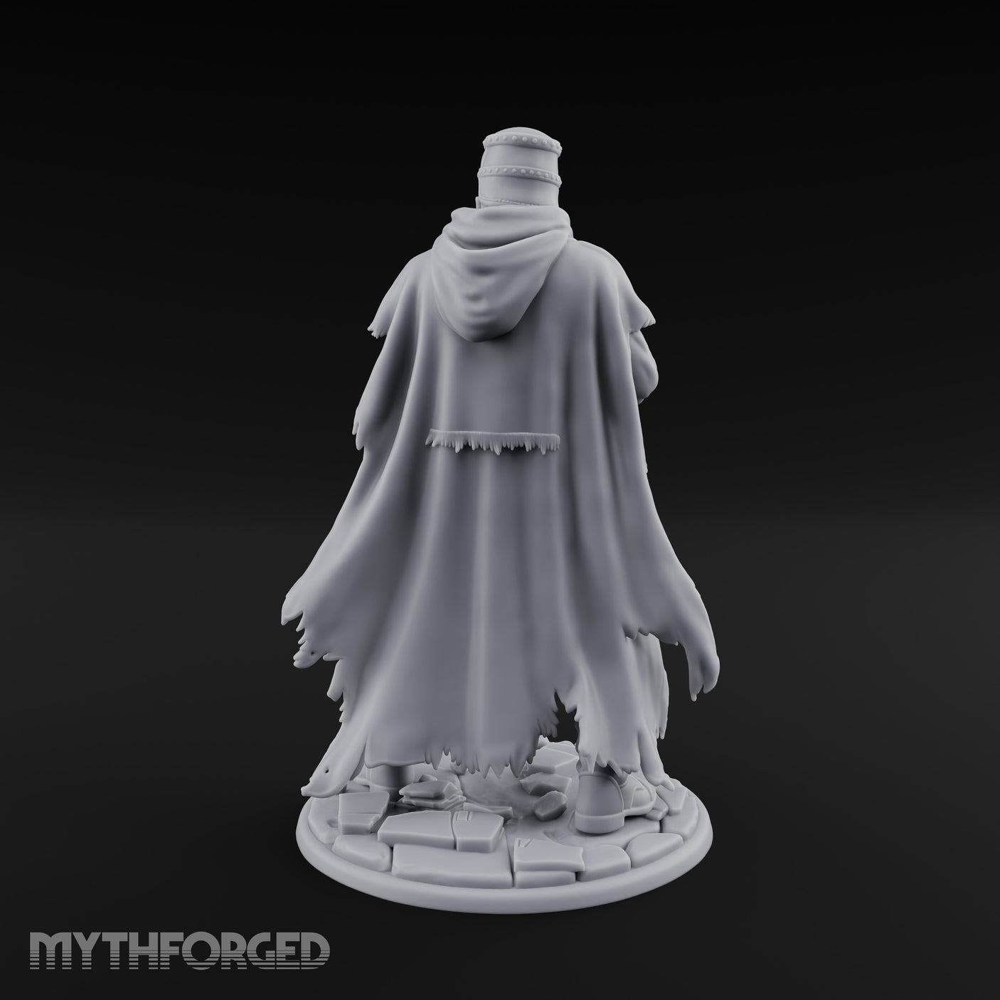 Rifle Levelling Human Resistance Fighter Miniature for Dungeons and Dragons, Pathfinder or other TTRPGs