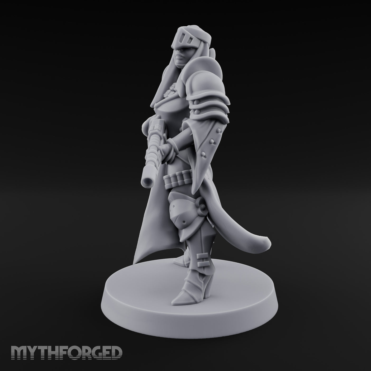 Robed Rifle Cradling Human Sniper Priestess gallery 16