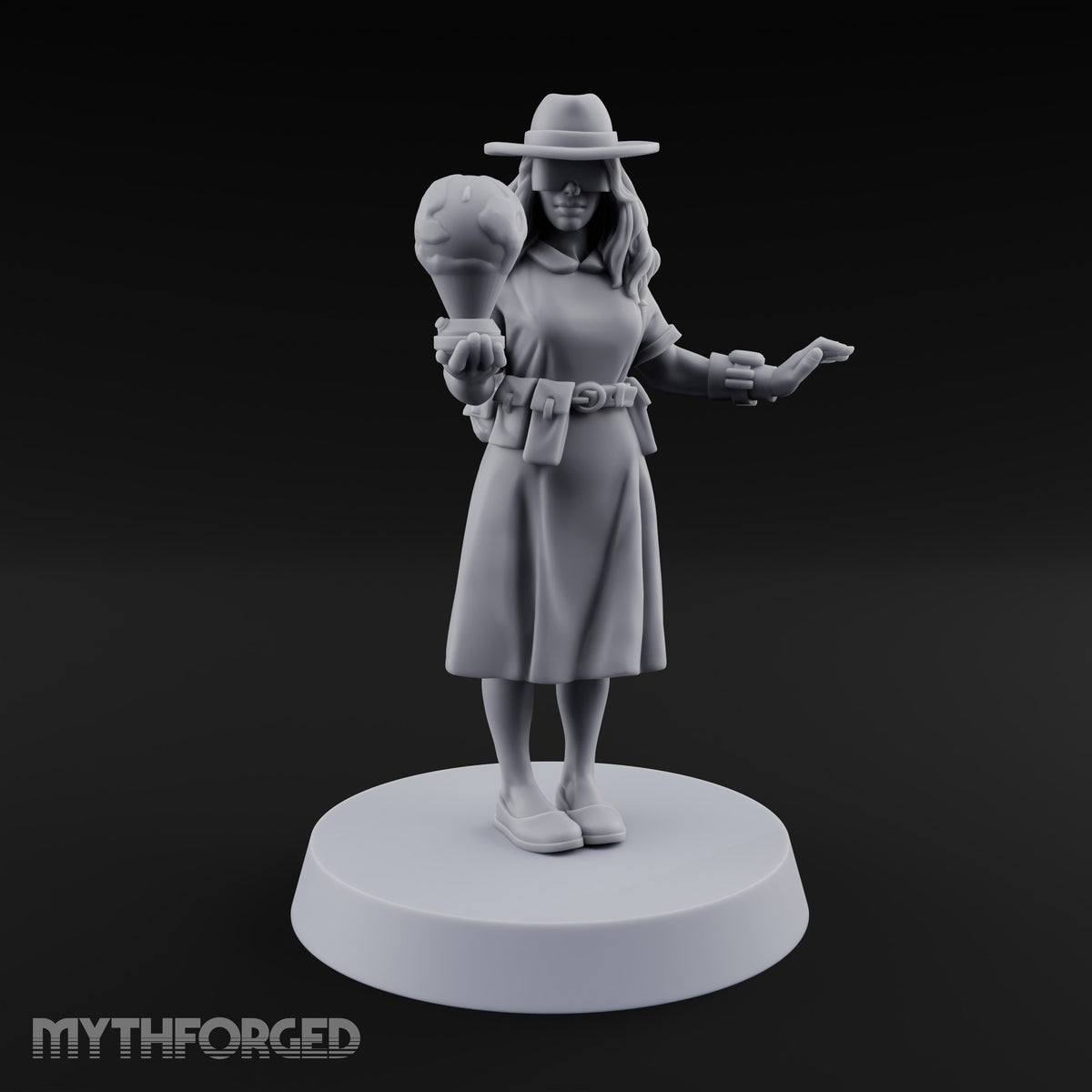 Gadgets and Grimoires Human Civilians with Orb, Book and Dish — A