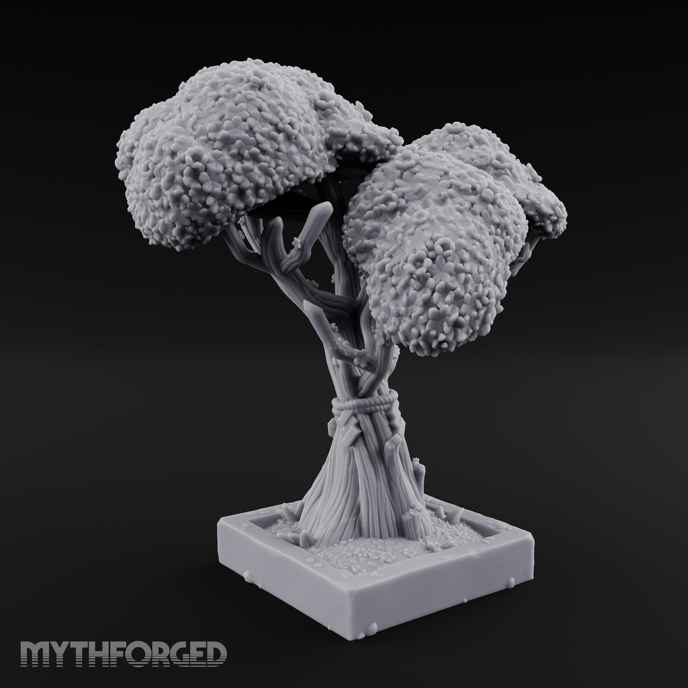 Rope-Bound Blossom-Canopied Sacred Twisted Tree gallery 4