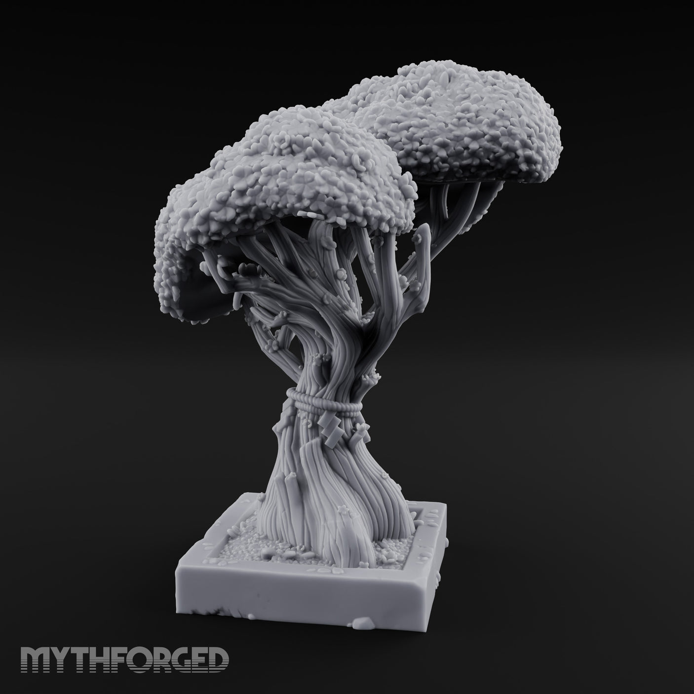 Rope-Bound Blossom-Canopied Sacred Twisted Tree gallery 9