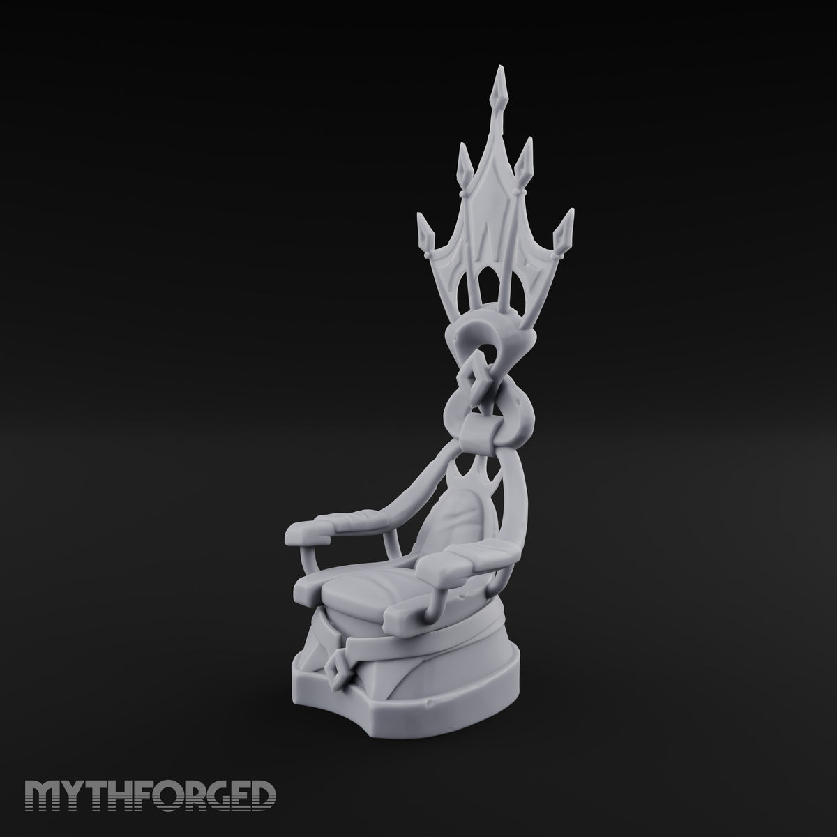Her Majesty Is Late Ornate Gothic Queen's Throne
