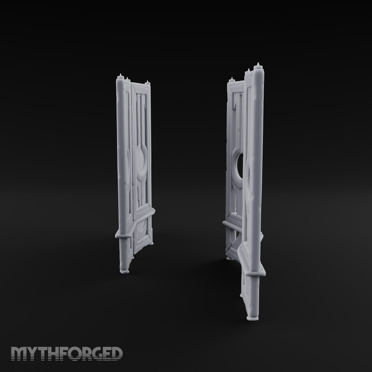 Changing Behind Closed Panels Wooden Folding Screens