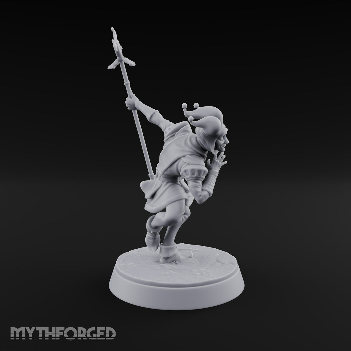Mid-Pirouette, Mid-Punchline Human Jester