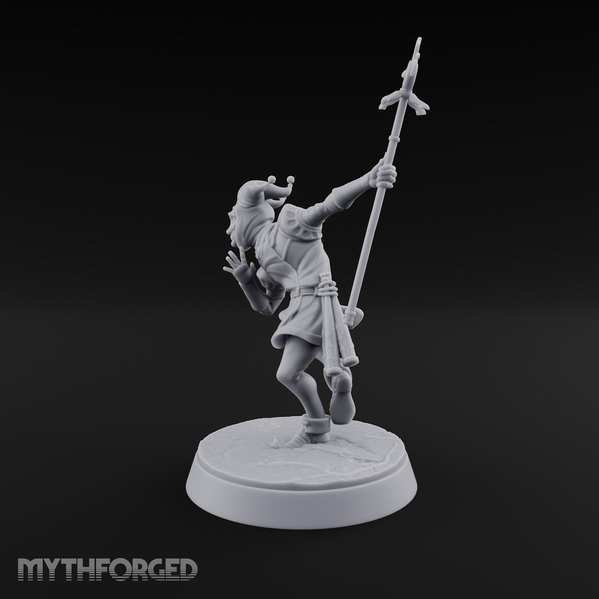 Mid-Pirouette, Mid-Punchline Human Jester