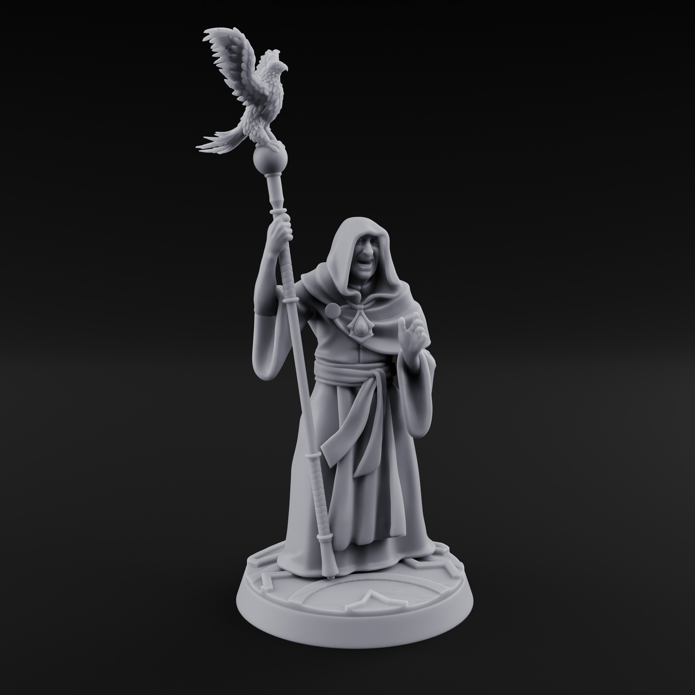 Holier Than Thou Human Priest A Miniature for Dungeons and Dragons, Pathfinder or other TTRPGs