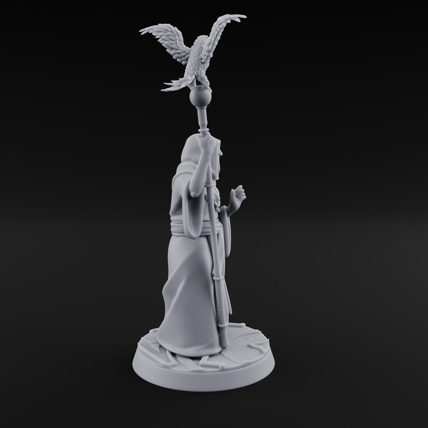 Holier Than Thou Human Priest A Miniature for Dungeons and Dragons, Pathfinder or other TTRPGs