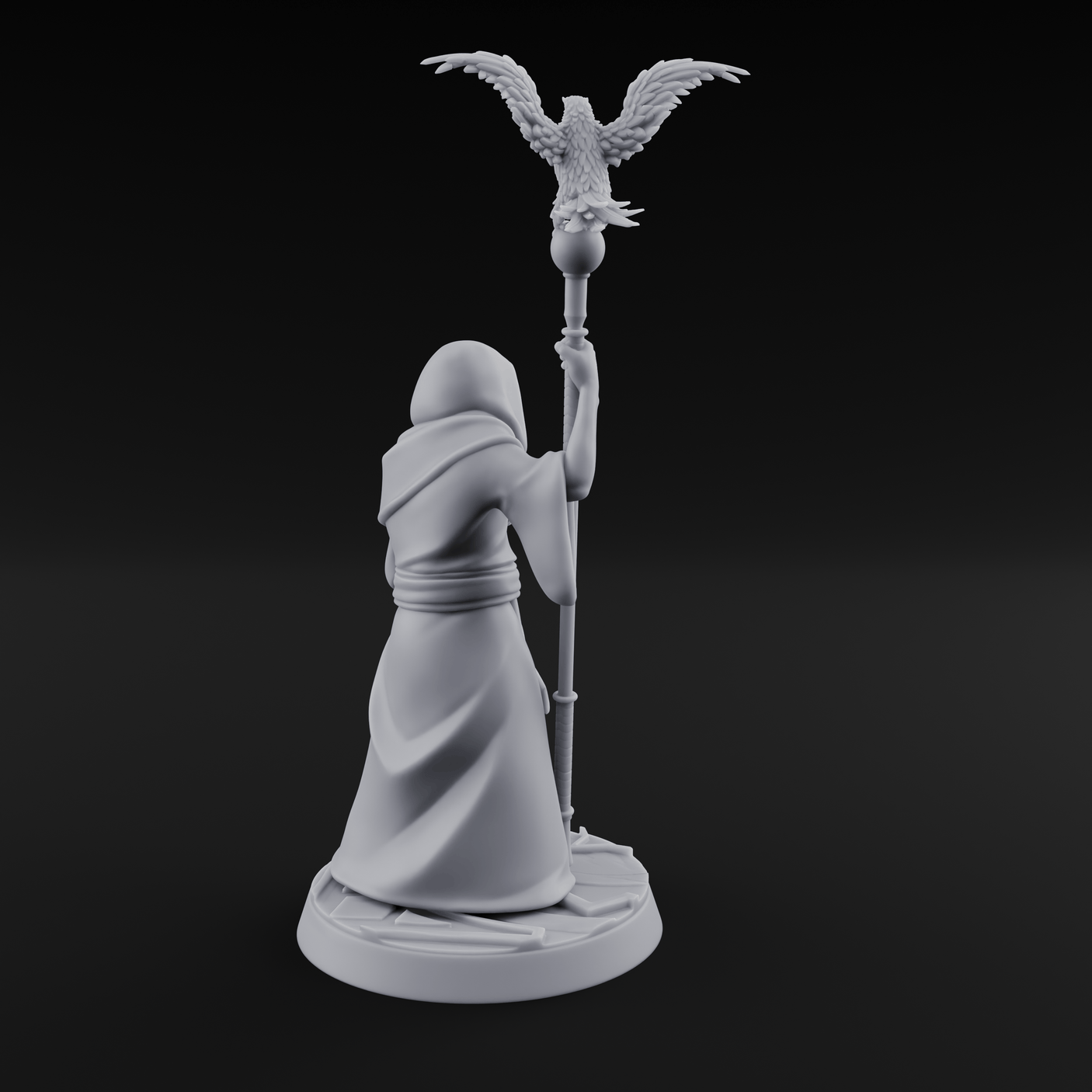 Holier Than Thou Human Priest A Miniature for Dungeons and Dragons, Pathfinder or other TTRPGs