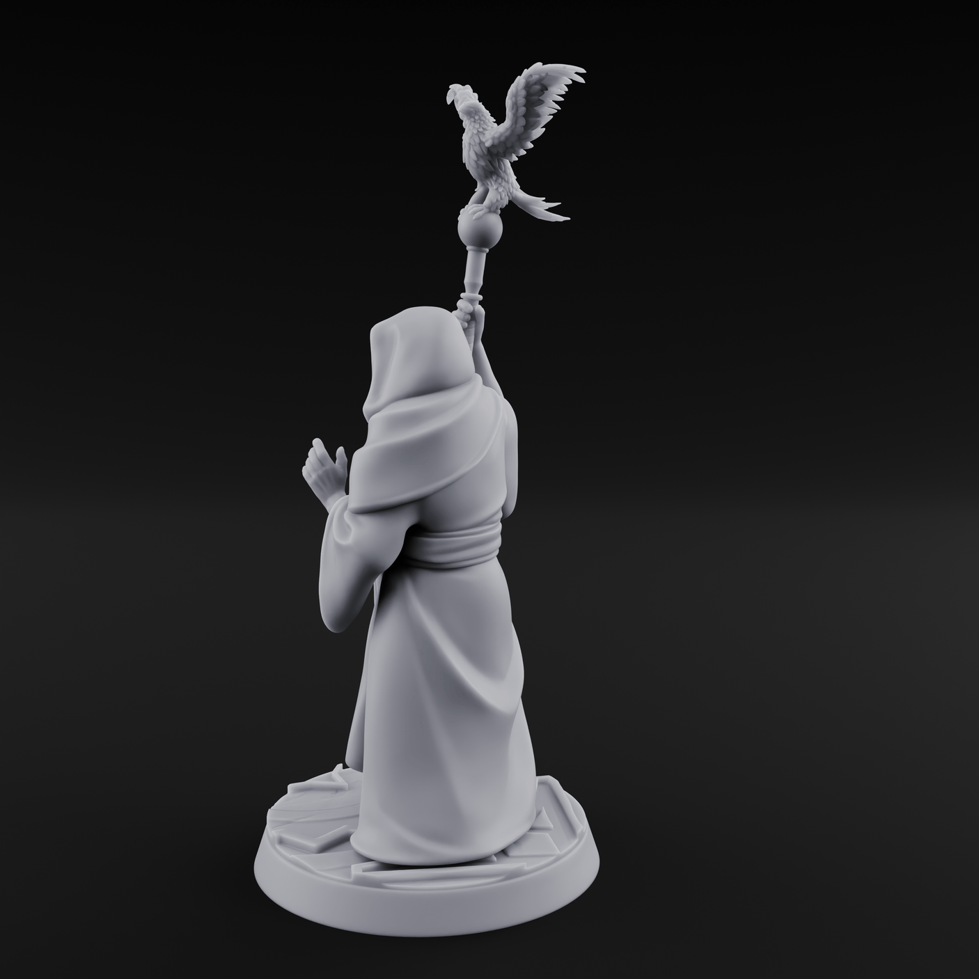 Holier Than Thou Human Priest A Miniature for Dungeons and Dragons, Pathfinder or other TTRPGs