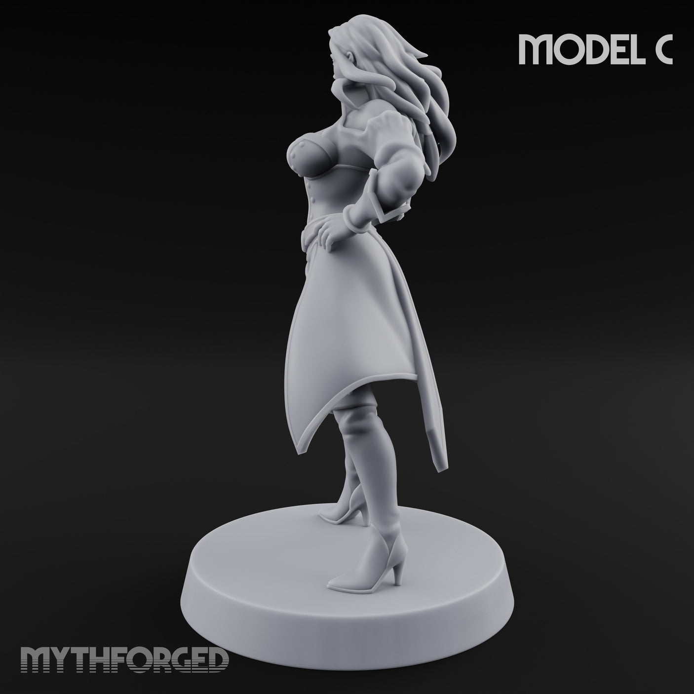 Ruling The Seas Pirate C Miniature for Dungeons and Dragons, Pathfinder or other TTRPGs