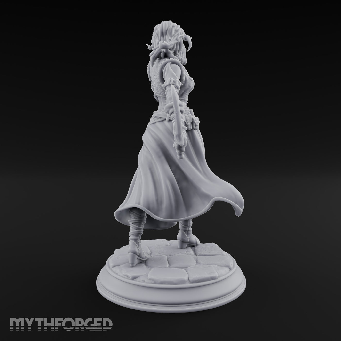 Rune Orb Conjuring Human Warlock Miniature for Dungeons and Dragons, Pathfinder or other TTRPGs