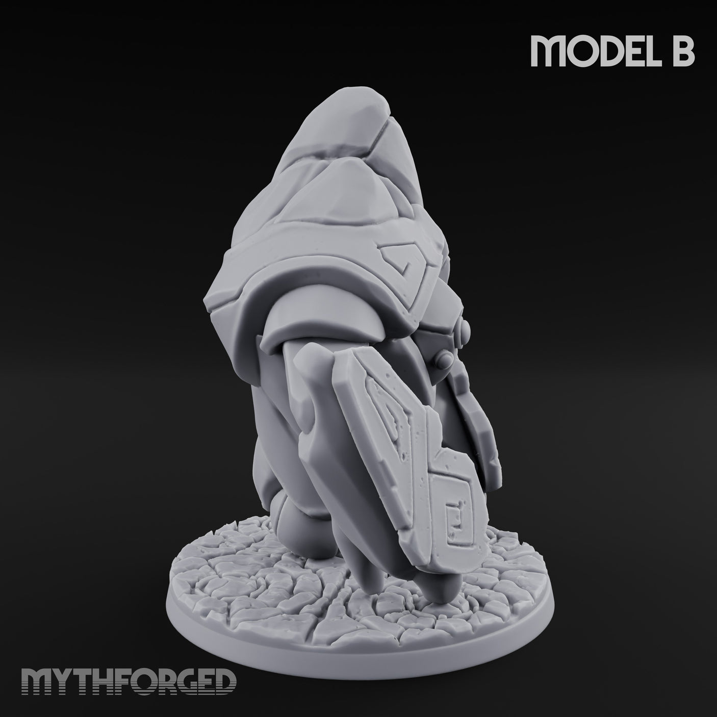 Rune Panel Spreading Construct Guardian B Miniature for Dungeons and Dragons, Pathfinder or other TTRPGs