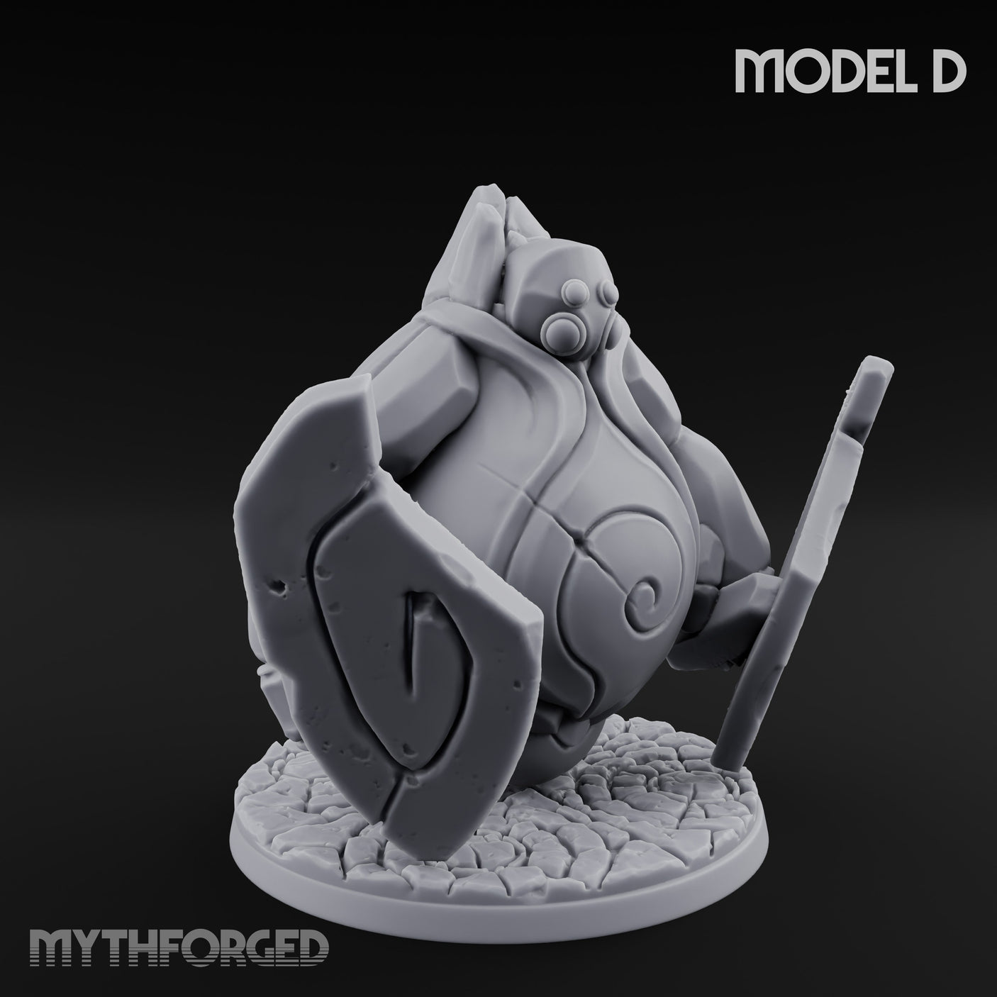 Rune Panel Spreading Construct Guardian D Miniature for Dungeons and Dragons, Pathfinder or other TTRPGs