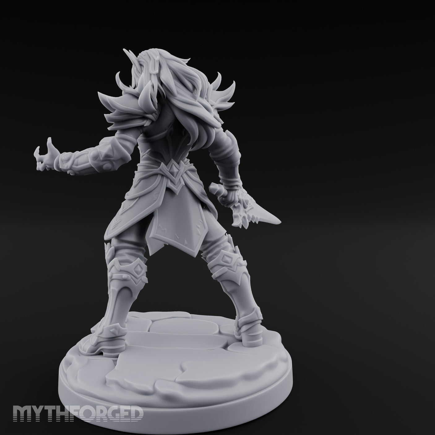 Runic Blade Levelled Hand Conjuring Elf Spellblade gallery 12