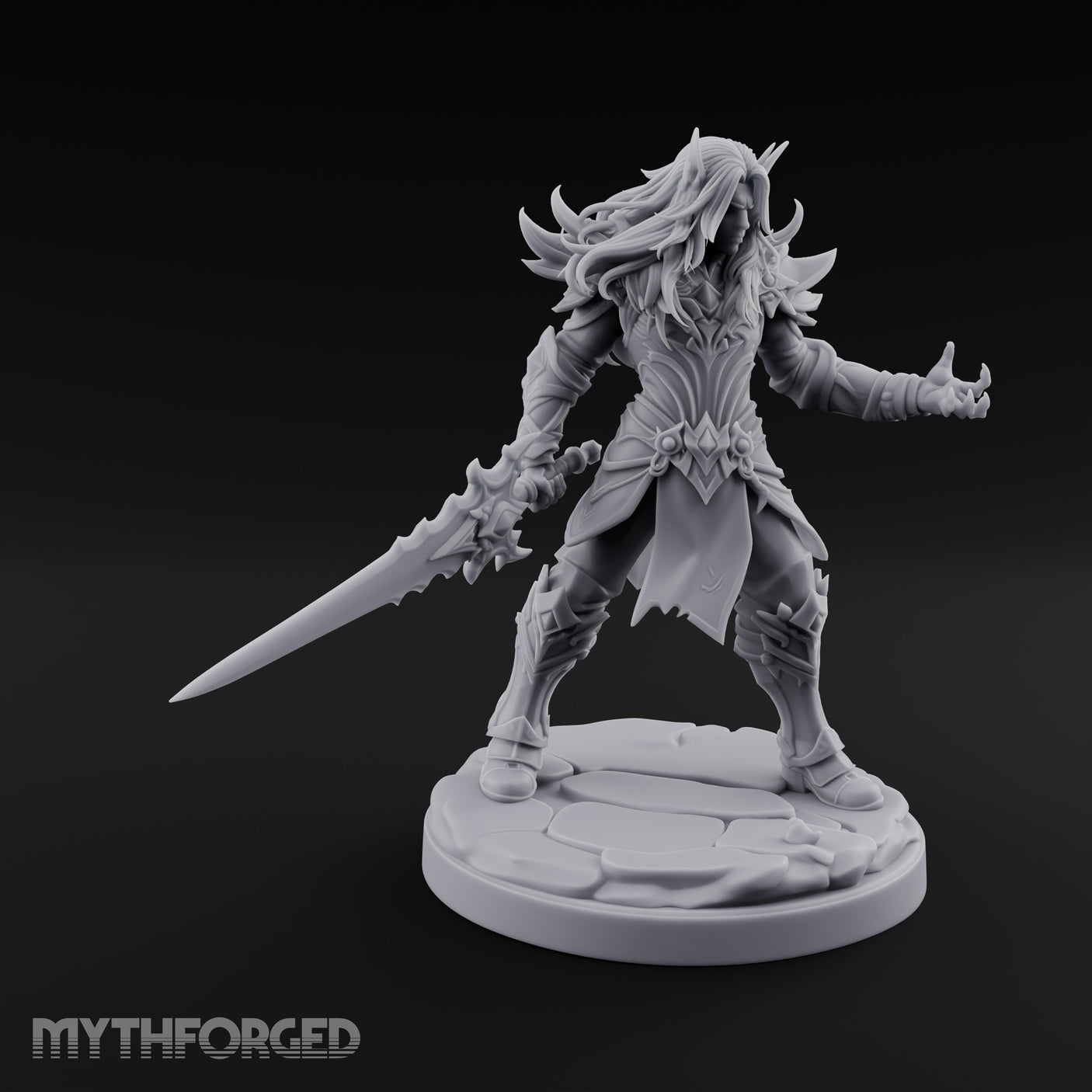 Runic Blade Levelled Hand Conjuring Elf Spellblade gallery 4