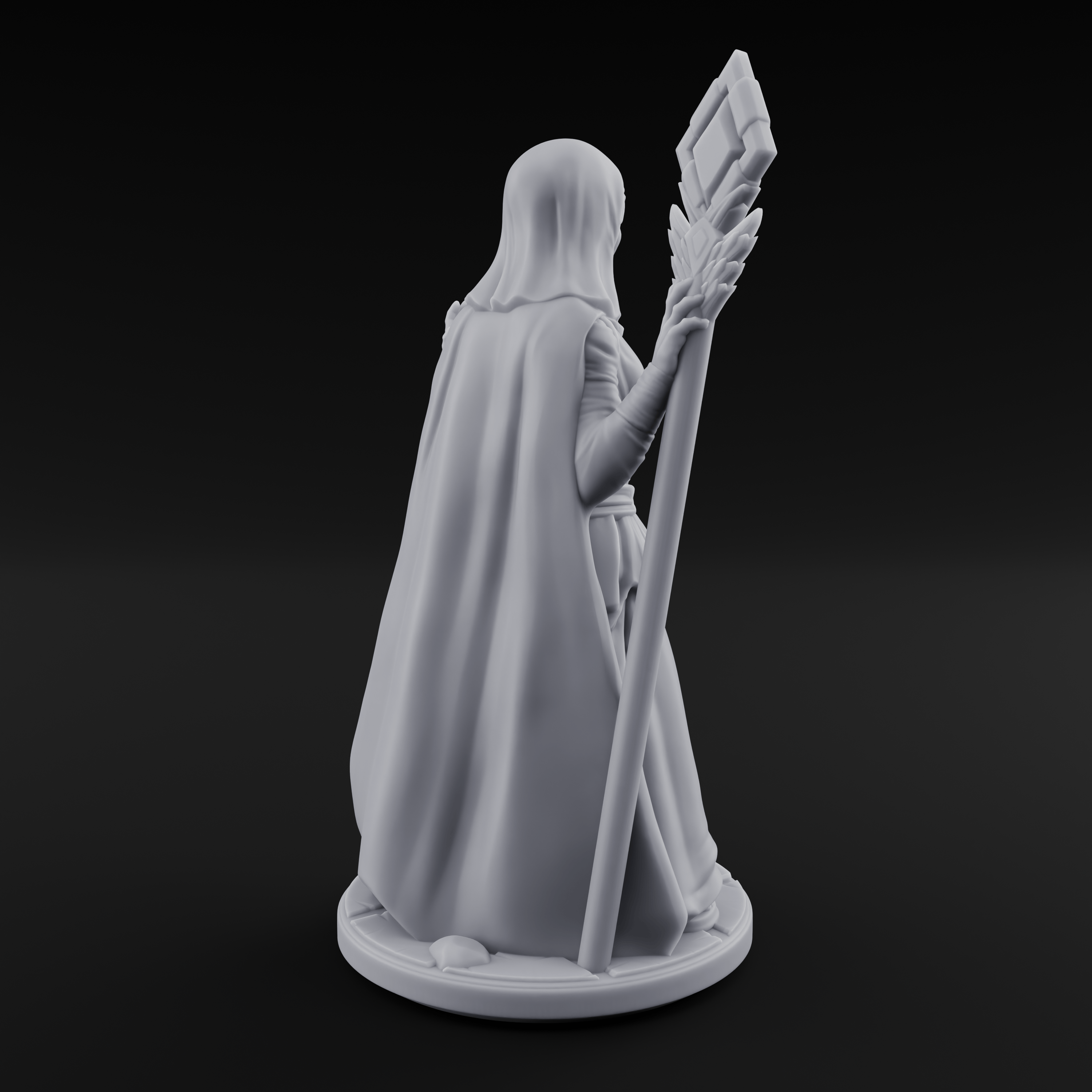 Warmly Welcoming Human Priestess A