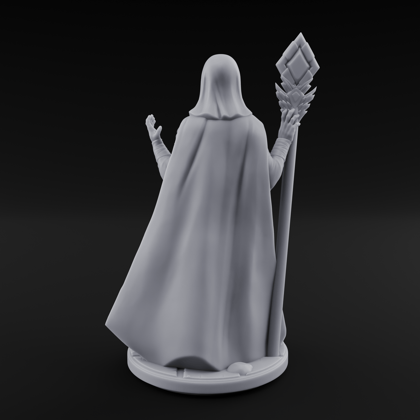 Warmly Welcoming Human Priestess A Miniature for Dungeons and Dragons, Pathfinder or other TTRPGs