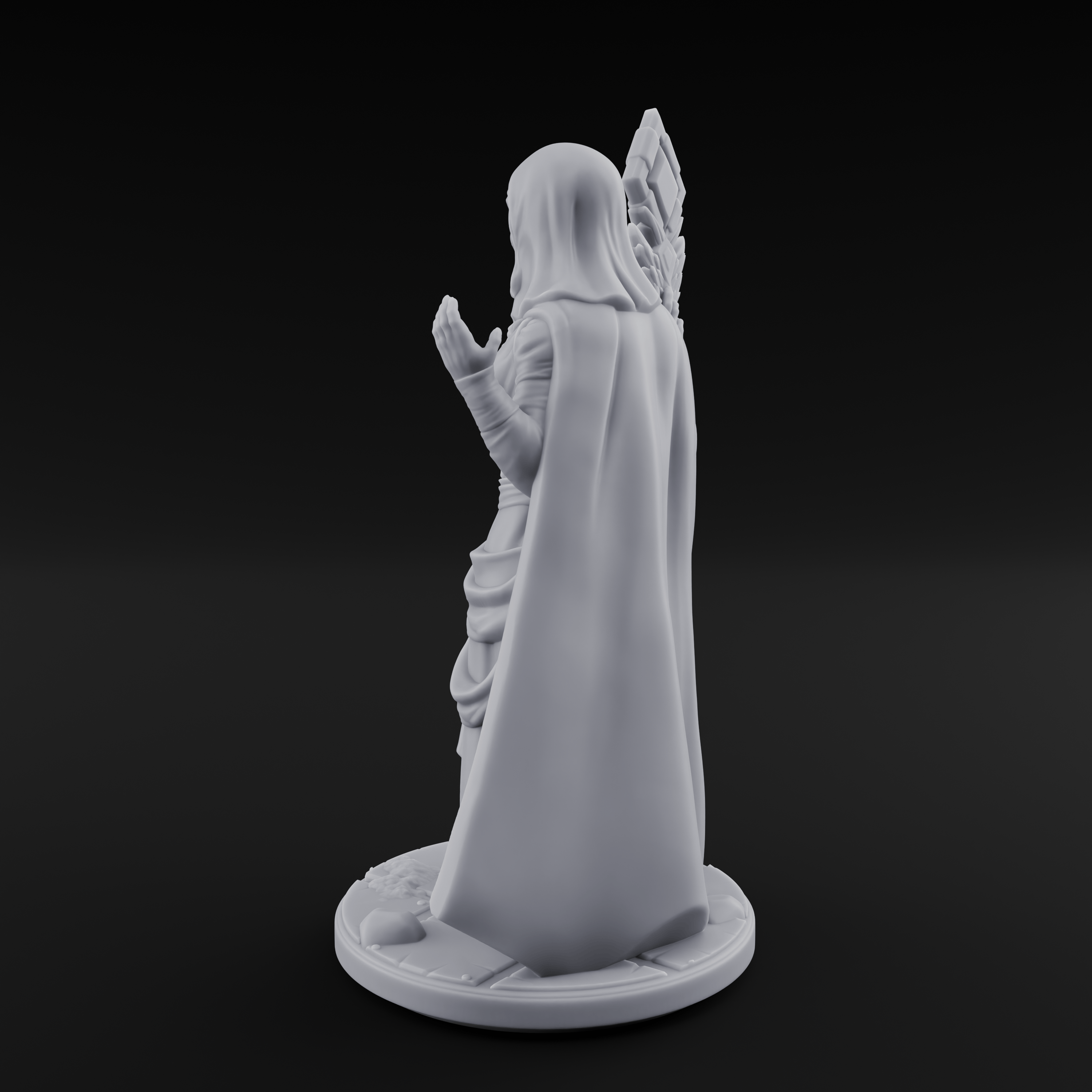 Warmly Welcoming Human Priestess A