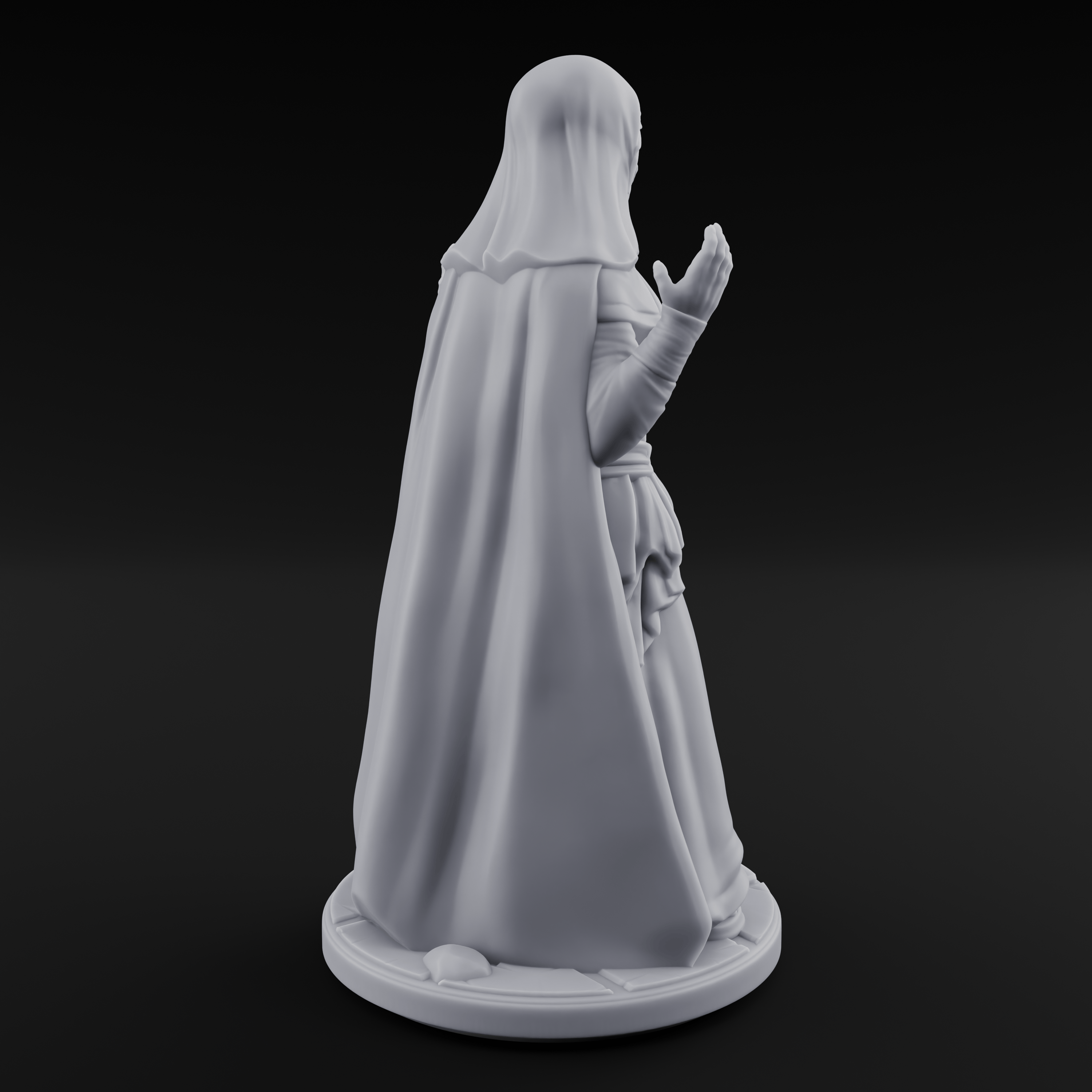 Warmly Welcoming Human Priestess B