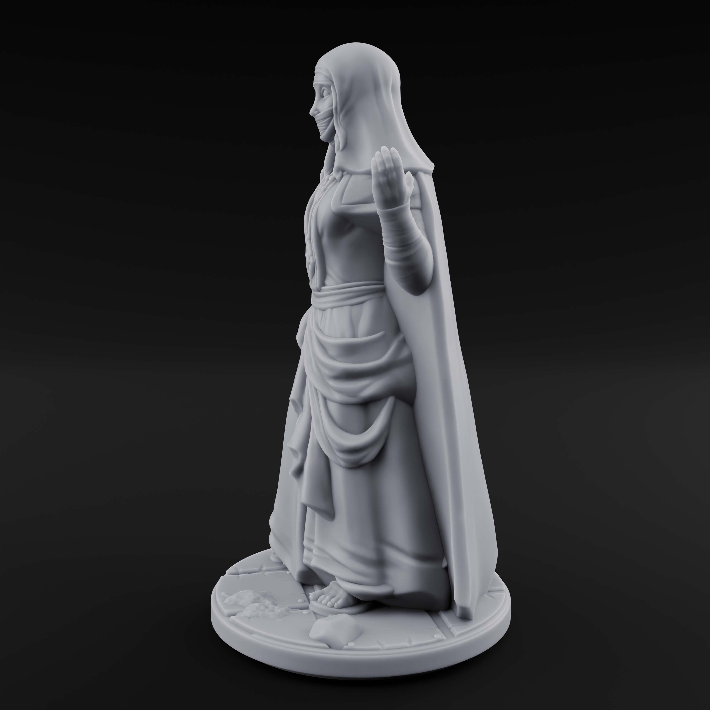 Warmly Welcoming Human Priestess B