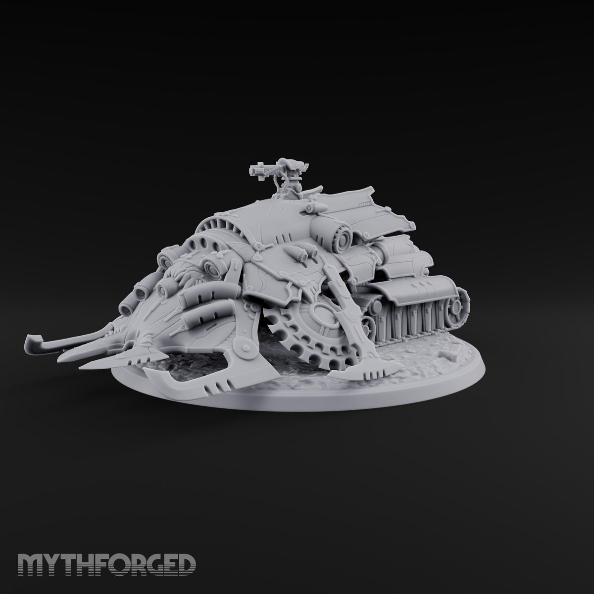 Left a Red Rut Behind Warforged Tracked Assault Automaton — Frontplate 1 · Gun 2