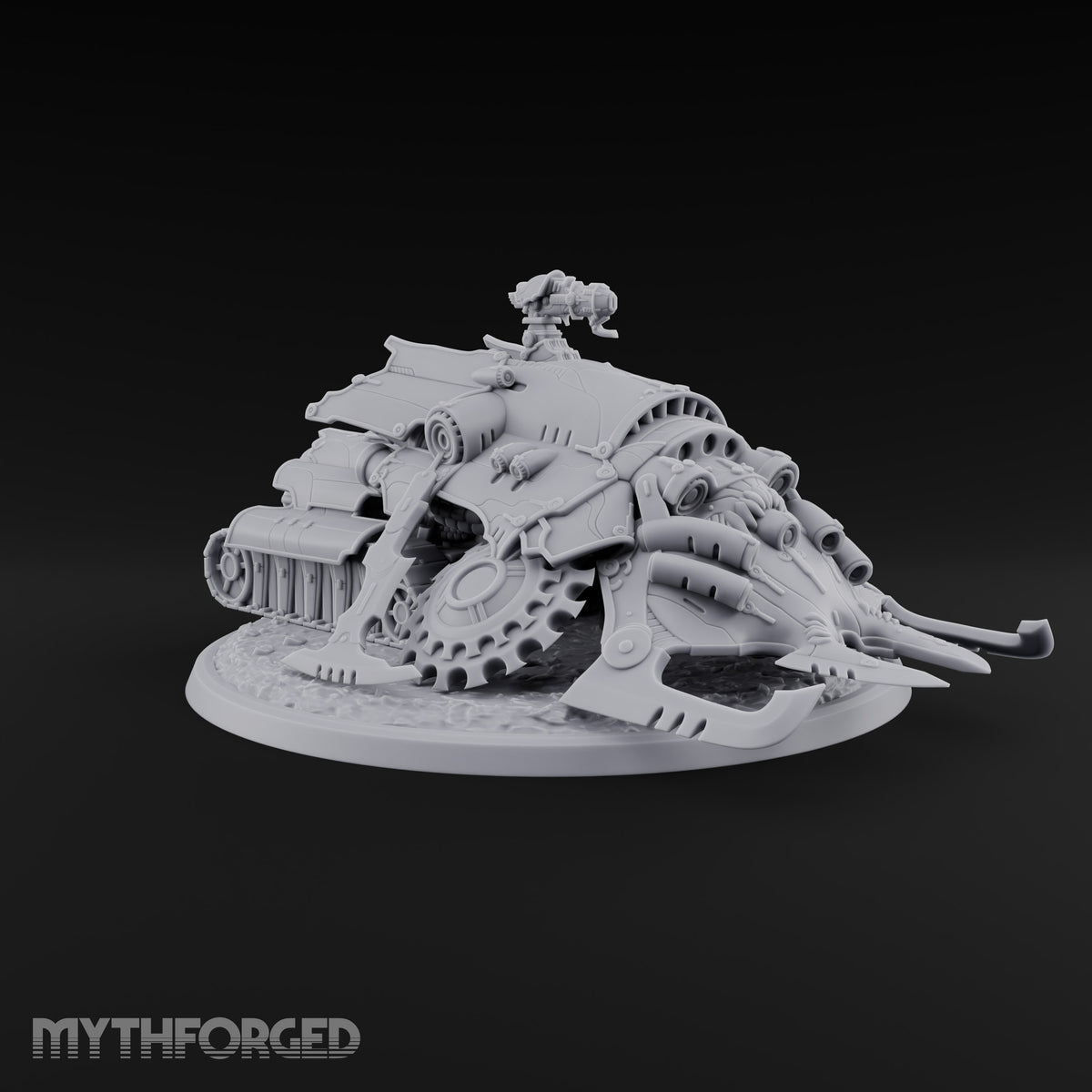 Left a Red Rut Behind Warforged Tracked Assault Automaton — Frontplate 1 · Gun 3