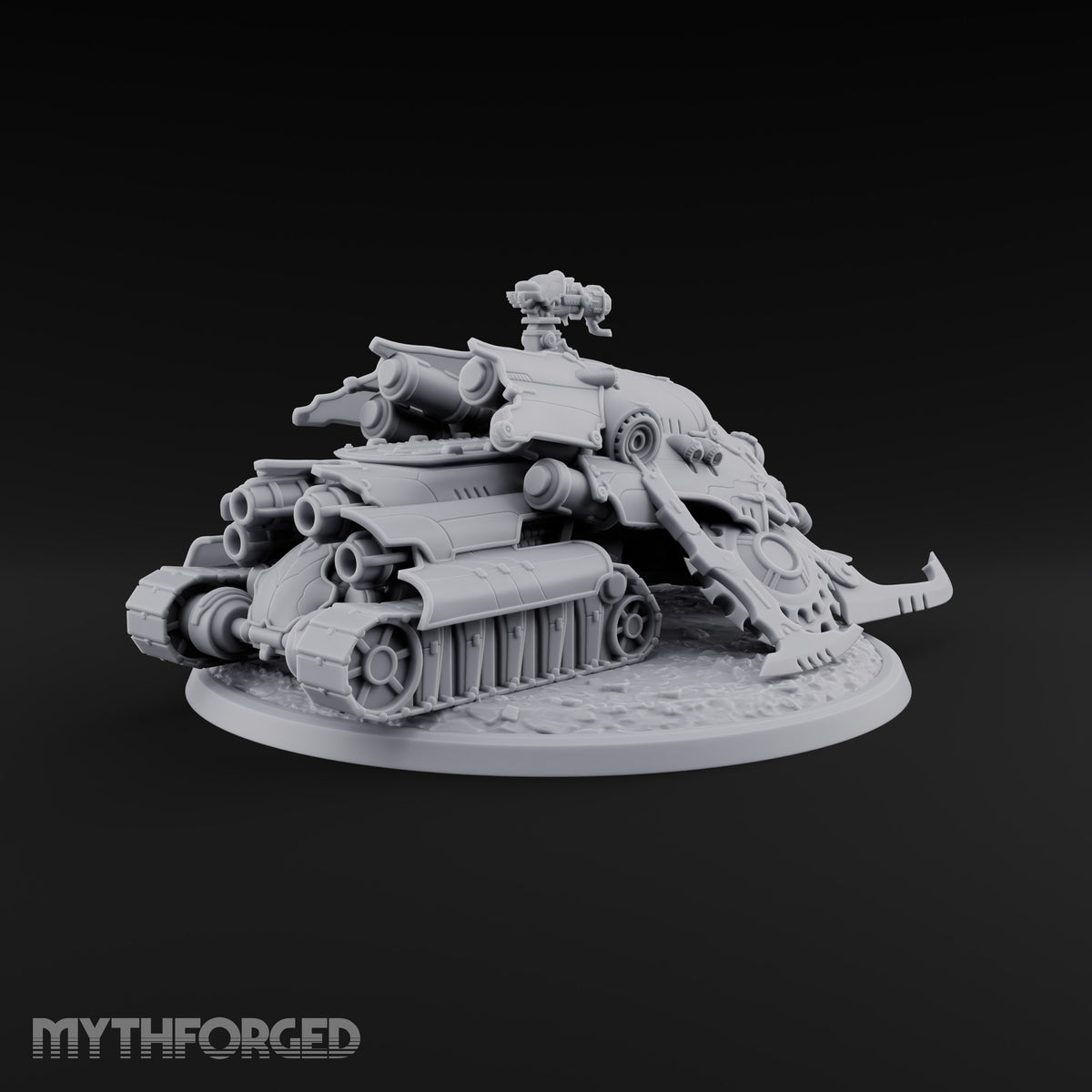 Left a Red Rut Behind Warforged Tracked Assault Automaton — Frontplate 1 · Gun 3