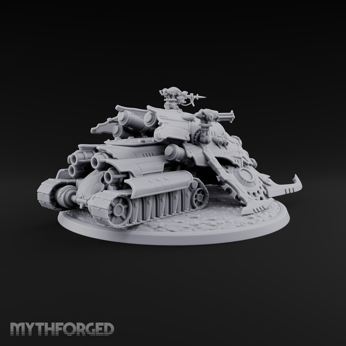 Left a Red Rut Behind Warforged Tracked Assault Automaton — Frontplate 1 · Gun 4